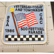 Yesterday*Today and Tomorrow BSA CAC 1986 Festival Parade Patch - Boy Scouts - £7.53 GBP