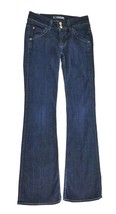 Hudson Blue Denim Flare Leg Jeans  Back Flap Pockets Womens Waist 26 - £30.56 GBP