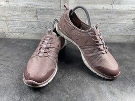 Skechers Slip On Sneakers Women 8.5M Gratis Shoes Mauve Relaxed Walking ... - $24.57