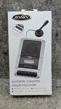 NEW Jensen MCR-100 Cassette Player/Recorder w/Mic &amp; Wire Adapter - $29.99