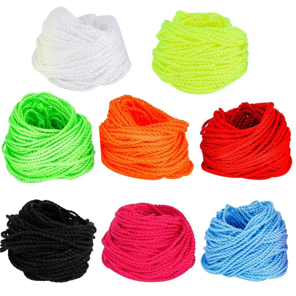 100 Pcs Durable Polyester String Multi Color Pro-poly Rope for Kids Children - £11.94 GBP