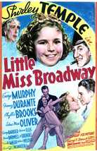  Shirley Temple and Jimmy Durante in Little Miss Broadway 16x20 Canvas G... - $69.99