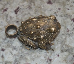 Unusual Bronze Frog with attached ring from Phoenix Art Museum - £48.24 GBP