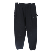 Nike Jogger Sweatpants Mens Small Super Thick Heavyweight All Black - $24.26