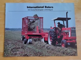 International Balers 400 Series Rectangular 2400 Sales Brochure Pamphlet Specs - £14.40 GBP