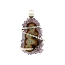 Stones Desire Amethyst Rose Crystal Pendant Necklace (22&quot;) Purple - £158.71 GBP