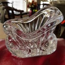 International Silver Comp Crystal Christmas Sleigh Solid Crystal - $49.99