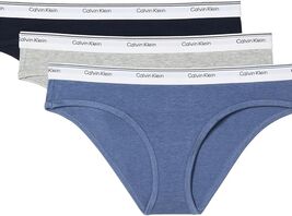 Calvin Klein Women&#39;s Balance Cotton Stretch Bikini Panties 3 Pack Xlarge - $25.71