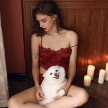 Sexy Bellyband Style Satin Lingerie Set - $24.00