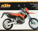 2002 KTM 640 LC4 Supermoto Operators Owners Owner OEM Manual-
show origi... - $67.78