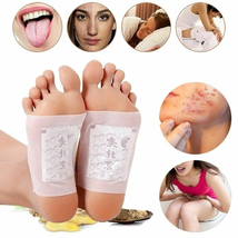 100 Pcs Ginger-Wormwood Foot Patch Detox Foot Patches Pads Improve Sleep... - £20.04 GBP