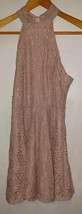 B Darlin Women&#39;s Sleeveless Lace Dress Size 15/16 Dusty Rose Pink Fit &amp; ... - $15.00