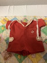 Vintage Cabbage Patch Kids Red Sailor Suit Romper Outfit Clothes KT Factory - £39.22 GBP