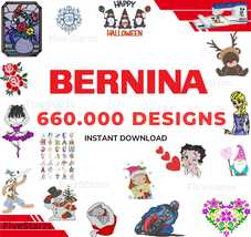 Embroidery Designs Collection for Bernina Machines Over 660,000 Files EX... - £13.54 GBP
