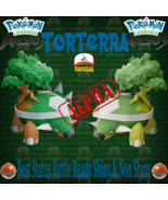 Torterra Shiny Alpha Non Shiny Best Stats Pokemon Legends Arceus Home - $2.50