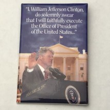 Bill Clinton Oath Of Office Presidential Pin Button Pin back Political 90s POTUS - £7.86 GBP