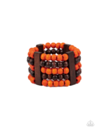 Paparazzi Caribbean Catwalk Orange Bracelet - New - £3.56 GBP