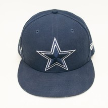 New Era 59Fifty NFL Dallas Cowboys Navy Blue Fitted Baseball Hat Size 7.... - £11.67 GBP