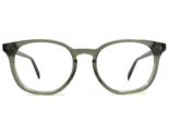 Warby Parker Eyeglasses Frames CARLTON N 714 Clear Green Round 48-17-135 - £51.58 GBP