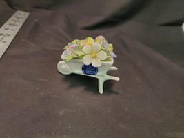 Royal Doulton England Wheelbarrow Of Flowers Vintage 4”x2”x2” - $28.50