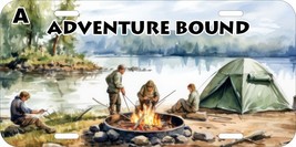 ADVENTURE BOUND CAMPING CAMPERS FISHING OUTDOOR ADVENTURE METAL LICENSE ... - £9.28 GBP+