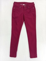 Maurice&#39;s Women&#39;s  Size XS Regular Red Wine Skinny Jeans Stretch Low-Rise - £8.95 GBP