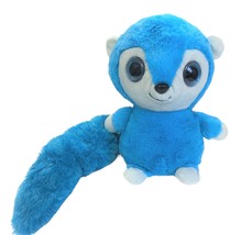 Ideal Toys Direct Blue Lemur Plush Stuffed Animal Toy 14 in plus tail 21 in - $18.34