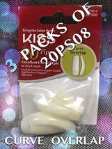 LOTS OF 3 PACKS KISS CURVE OVERLAP 20 TIPS CURVE STYLE AT ANY LENGTH # 2... - $3.69