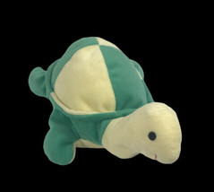 Rare 1996 Ty Pillow Pals Snap Green & Yellow Plush Turtle 12" Retired - $13.80