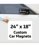 24&quot; x 18&quot; Custom Vehicle Magnets Magnetic Auto Truck Van Car Signs - $29.88