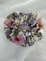 Hair Scrunchie Floral Flower Hair Tie - £4.51 GBP