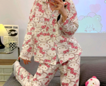 Small Pajama Sets  Hello Kitty My Melody Kuromi Fall PJ/ Loungewear girl... - £14.85 GBP