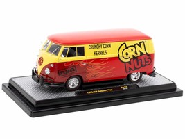 1960 Volkswagen Delivery Van Red and Yellow &quot;Corn Nuts BBQ&quot; Limited Edition to 6 - $52.49