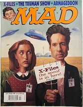 Mad Magazine #374 October 1998 X-Files, Truman Show, Armageddon - £7.09 GBP