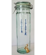 FINLANDIA VODKA HERMETIC Glass Infusion Dispenser with Brass Spigot - €42,45 EUR