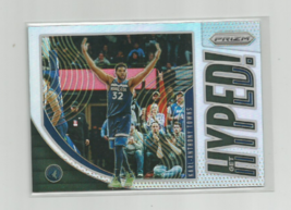 Karl Anthony Towns 2019-20 Panini Prizm Basketball Silver Prizm Get Hyped! #1 - £3.91 GBP