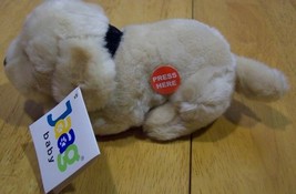 Jaag Baby SLEEPING TAN PUPPY Plush Stuffed Animal NEW - £12.00 GBP