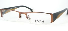 New Fysh Uk I Urban Eyewear 3349 111 Copper Eyeglasses Glasses Frame 52-18-135mm - £73.77 GBP