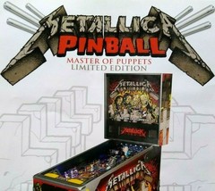 Metallica Limited Edition Pinball FLYER Original 2013 Heavy Metal Rock M... - $76.95