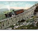 Jacobs Ladder Mount Washington Railroad NH New Hampshire UNP DB Postcard U3 - £3.11 GBP