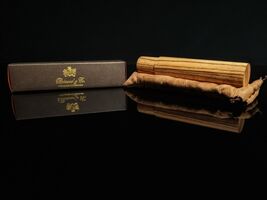 Brizard and Co Zebra Wood cigar tube holder NIB image 2