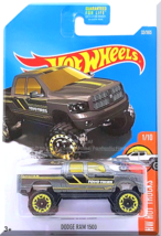 Hot Wheels - Dodge Ram 1500: HW Hot Trucks #1/10 - #33/365 (2017) *Gray Edition* - £2.58 GBP