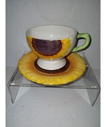 Teleflora Gifts Large Sunflower Cup And Saucer Coffee Tea Cocoa Or Displ... - £14.59 GBP