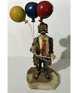 Vintage 1984 Ron Lee Emmit Kelley Clown 18” Figure Holing Balloons Sign - £135.44 GBP