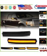 Dynamic Sequential LED Turn Signal Lights - Smoked Lens for Ford F150 &amp; ... - $53.14 CAD