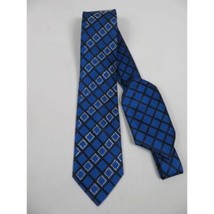 Mens Steven Land Density 100% Silk Crystal Tie/Hankie Set CR29-04 Royal Blue image 2