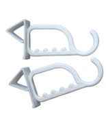 2 Pack Over the Door Hook Suits Coats Dresses Robes Storage Laundry Bed ... - $6.92