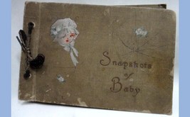 1925 antique LEO HARBEN POU Jr. BABY BOOK scrapbook PHOTOGRAPHS jasper al - £69.38 GBP