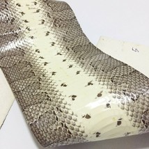 Water Snake Skin Piece Snakeskin Leather Hide Craft Supply Back-cut Natural - $5.45+