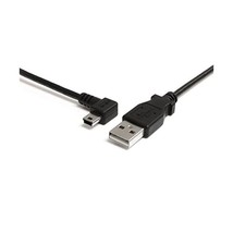 StarTech Mini USB Cable - A to Left Angle Mini B - 6 Feet (USB2HABM6LA)  - $12.00